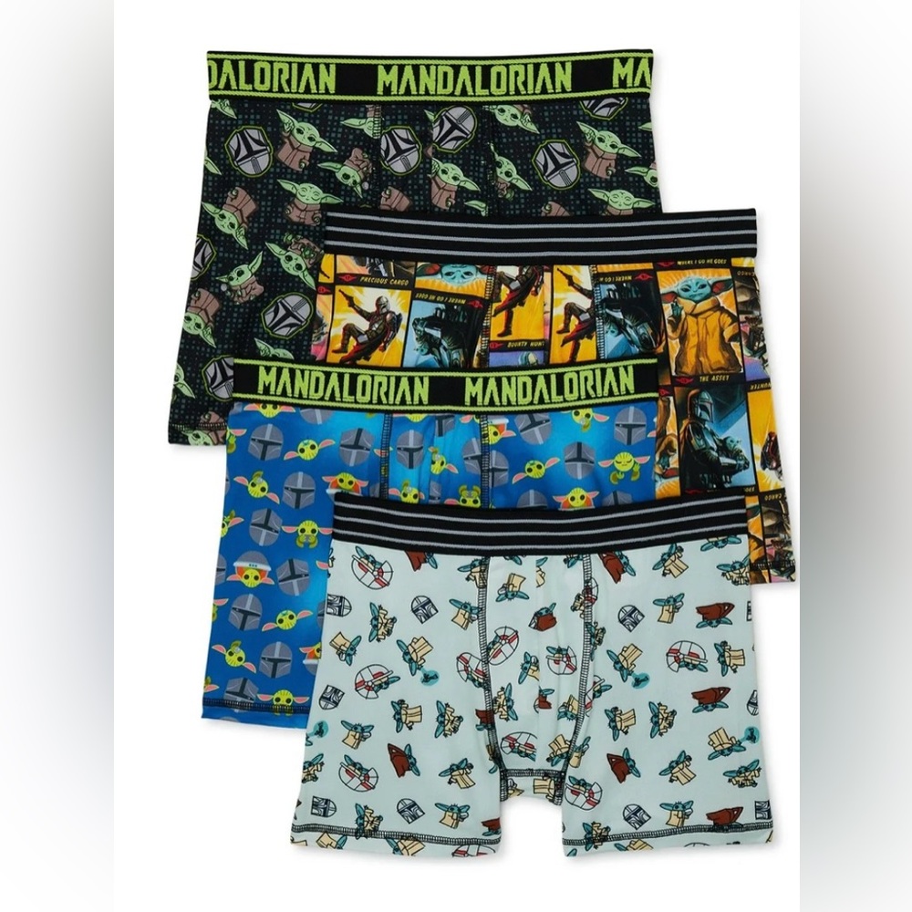 🔴3/$12 Star Wars Boys’ Set of 4 Boxer Briefs!‎ NWT! Size 6-7